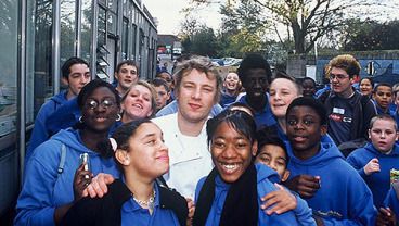 Jamie w szkolnej stołówce