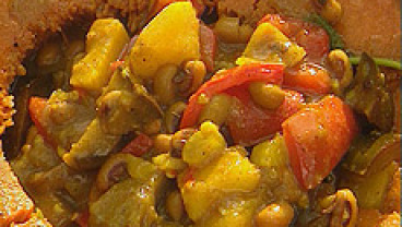 Dynia z grilla z warzywnym curry