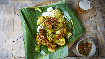 Balijskie curry z wieprzowiną z ostrym sambalem