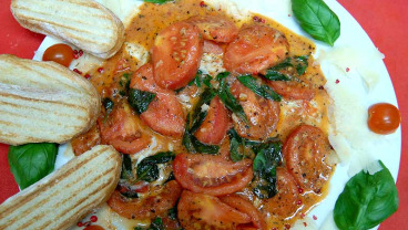 Pomidory smażone z mozzarellą