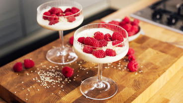 Lody chałwowe na kefirze