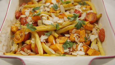 Zapiekana fasolka szparagowa