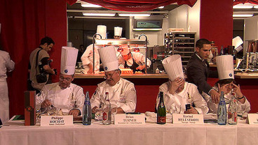 Kurczak, ryba i krab królewski