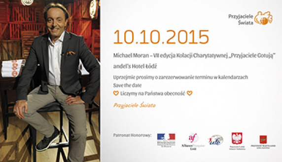 Kolacja charytatywna z Michelem Moranem