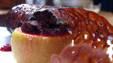 Pieczone jabłka w imbirowej sukni