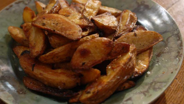 Ziemniaki w kaczym smalcu