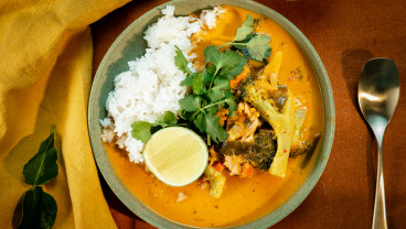 Panang curry z wieprzowiną