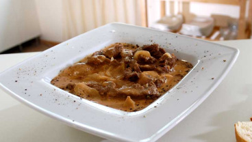 Boeuf Stroganow