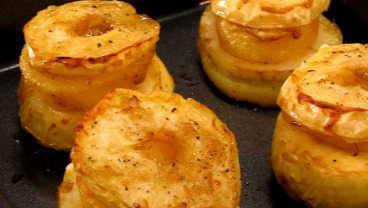 Ziemniaki pieczone z jabłkami