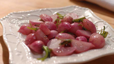 Glazurowane rzodkiewki