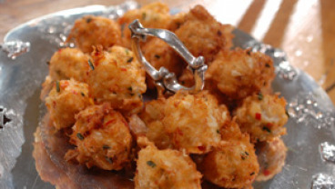 Pączki z solonego dorsza