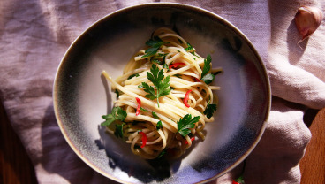 Pasta aglio, olio e peperoncino