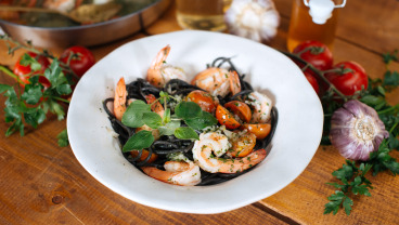 Krewetki w winnym sosie bez wina