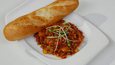 Wiosenne inspiracje - Soczewica w pomidorach