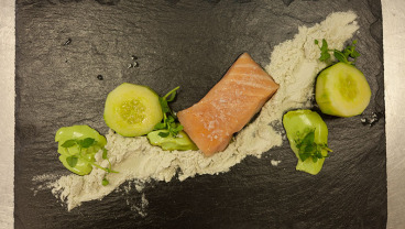 Łosoś sous-vide