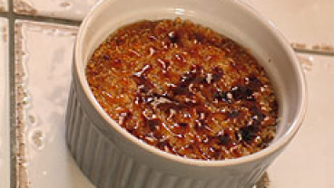 Wegańskie creme brulee z tapioki 