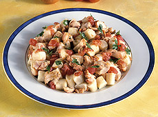 Gnocchi z sera ricotta w sosie z królika