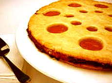 Morelowa tarta linzer
