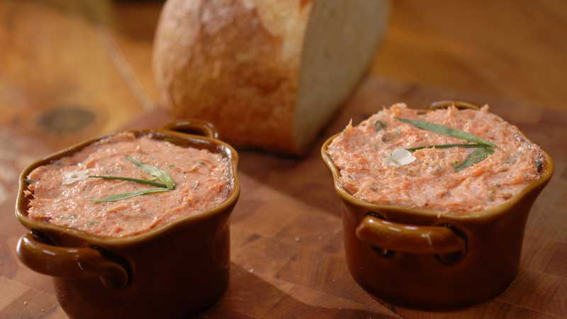 Łososiowe rillettes