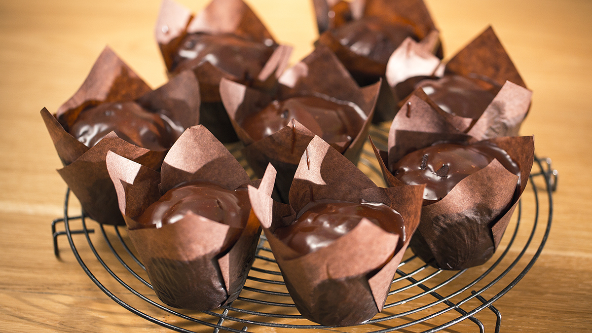 Muffinki czekoladowo-buraczane