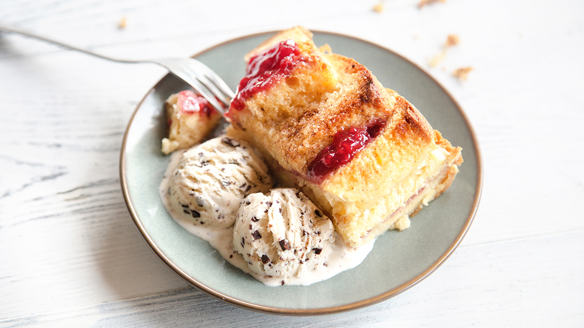 Pudding z czerstwej babki drożdżowej