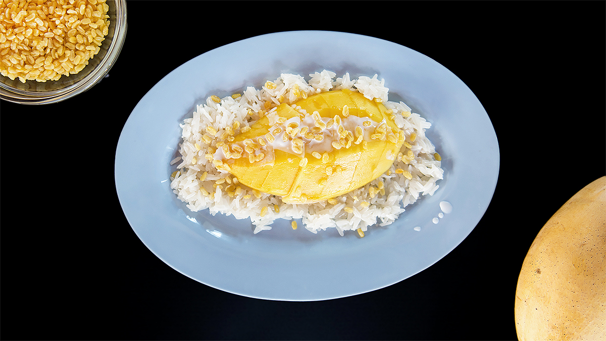 Sticky rice z mango
