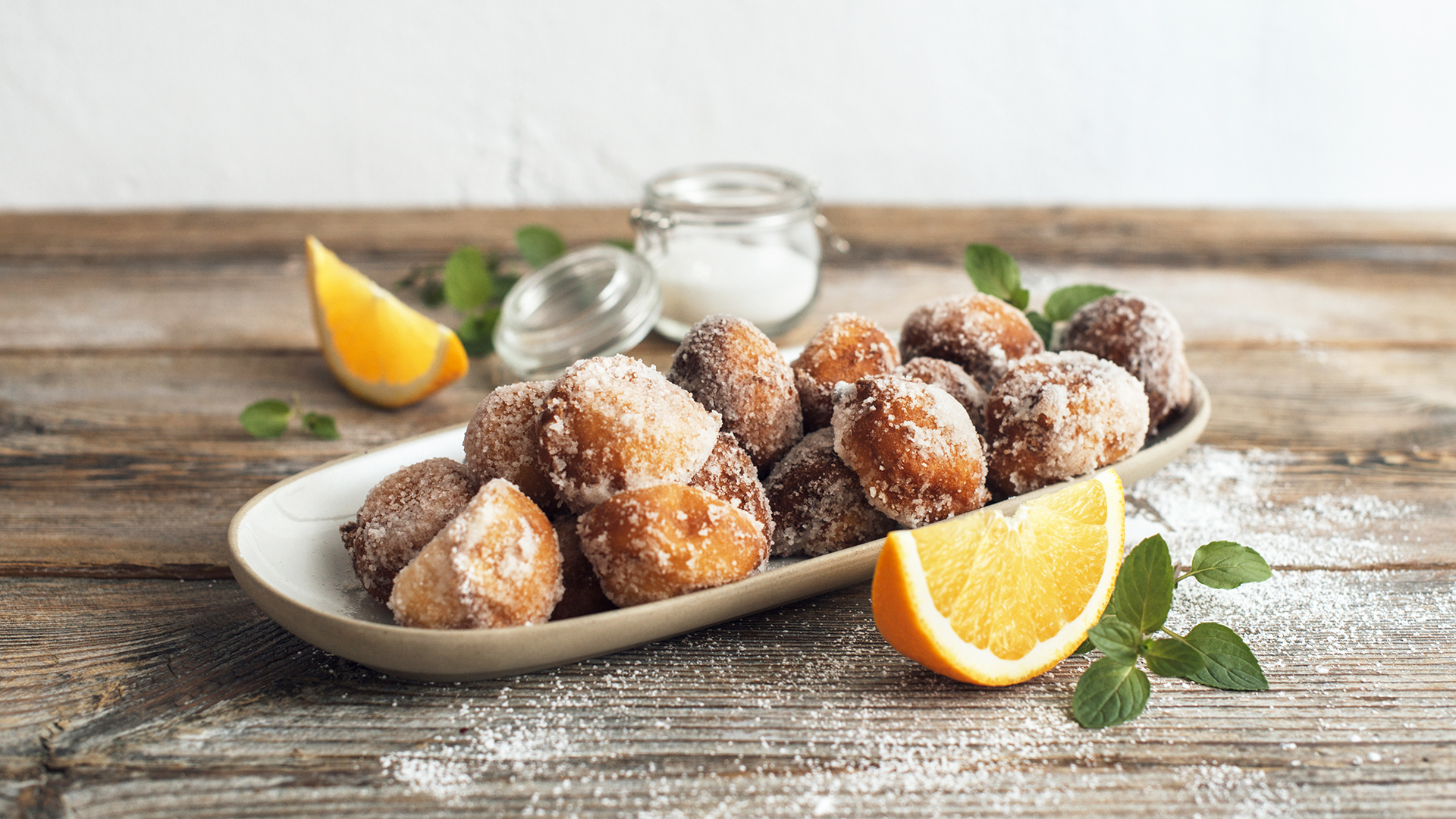 Zeppole con ricotta