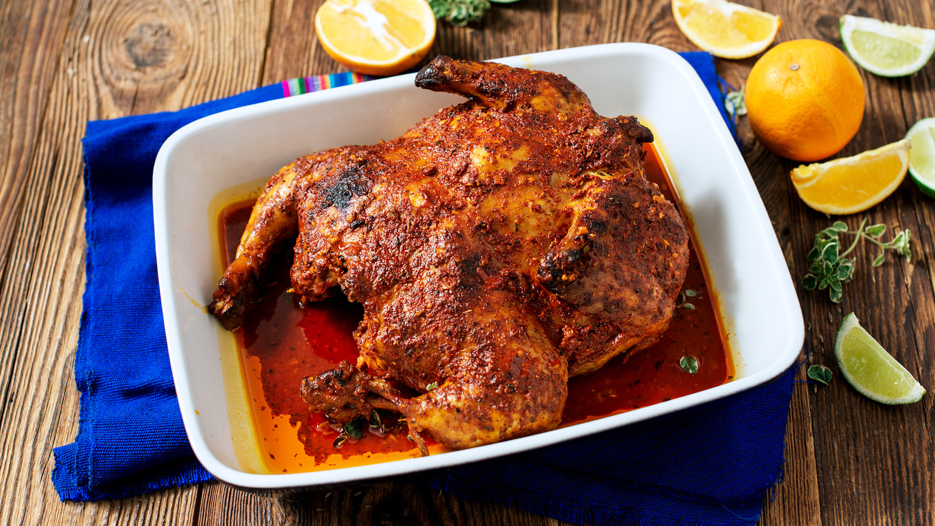 Pollo asada – kurczak pieczony