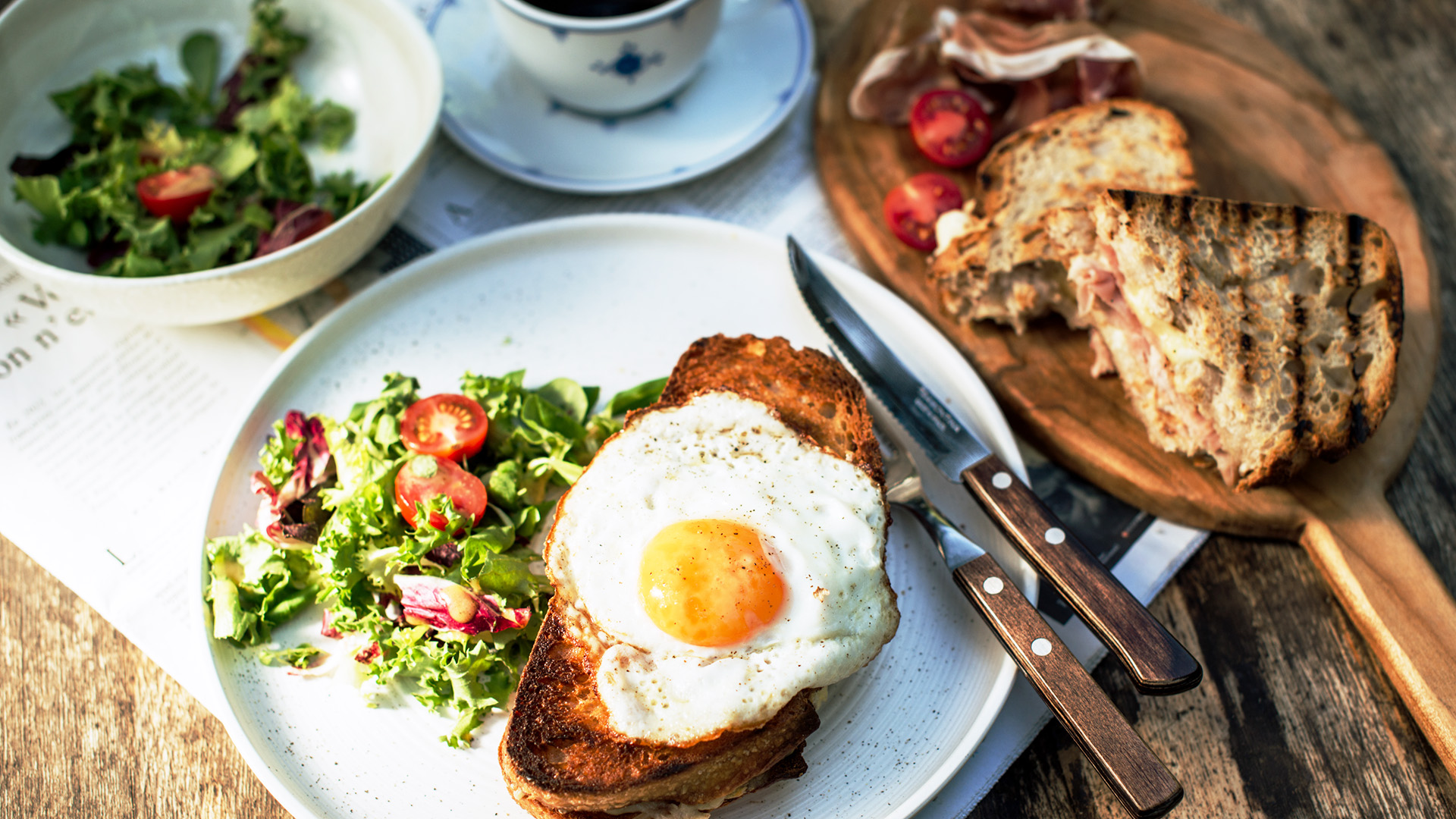 Croque monsieur i croque madame