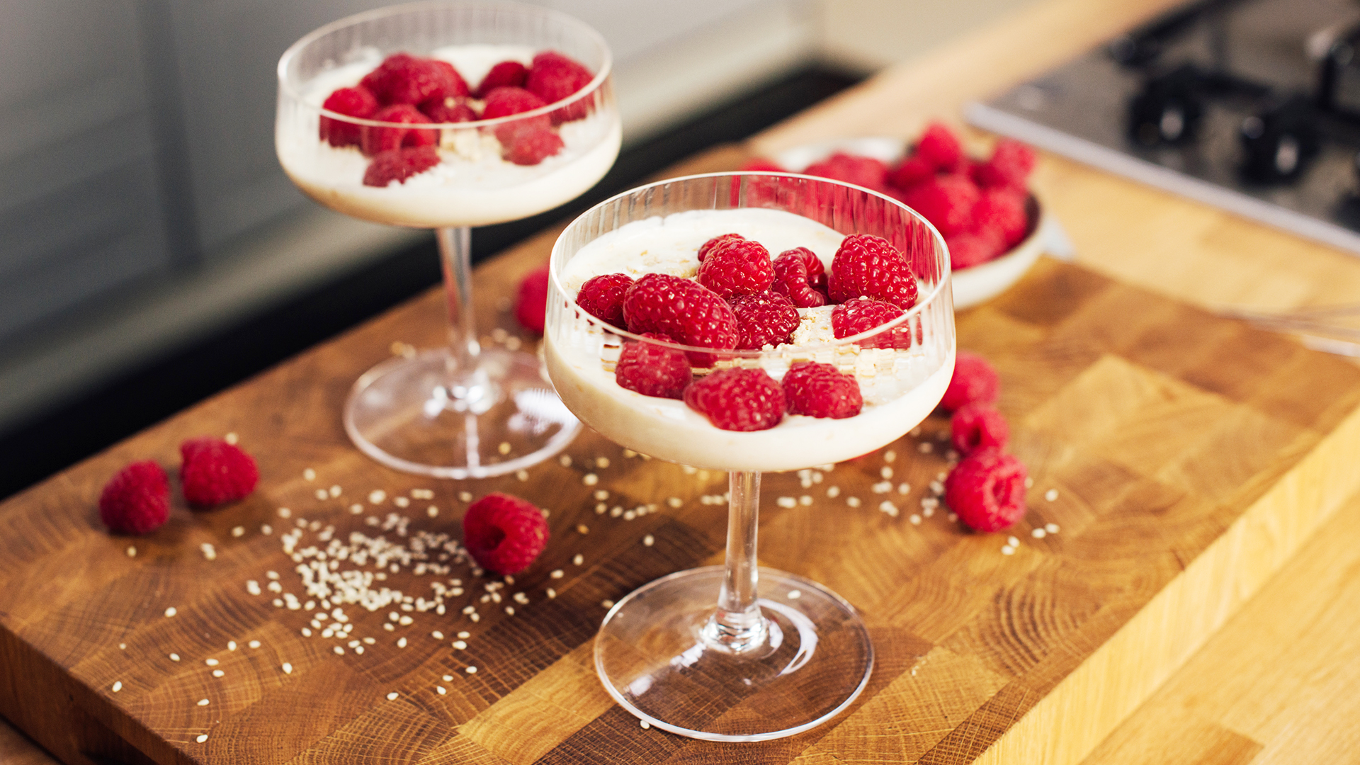 Lody chałwowe na kefirze