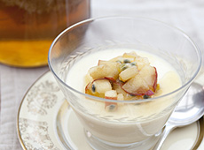 Miodowo-waniliowa panna cotta